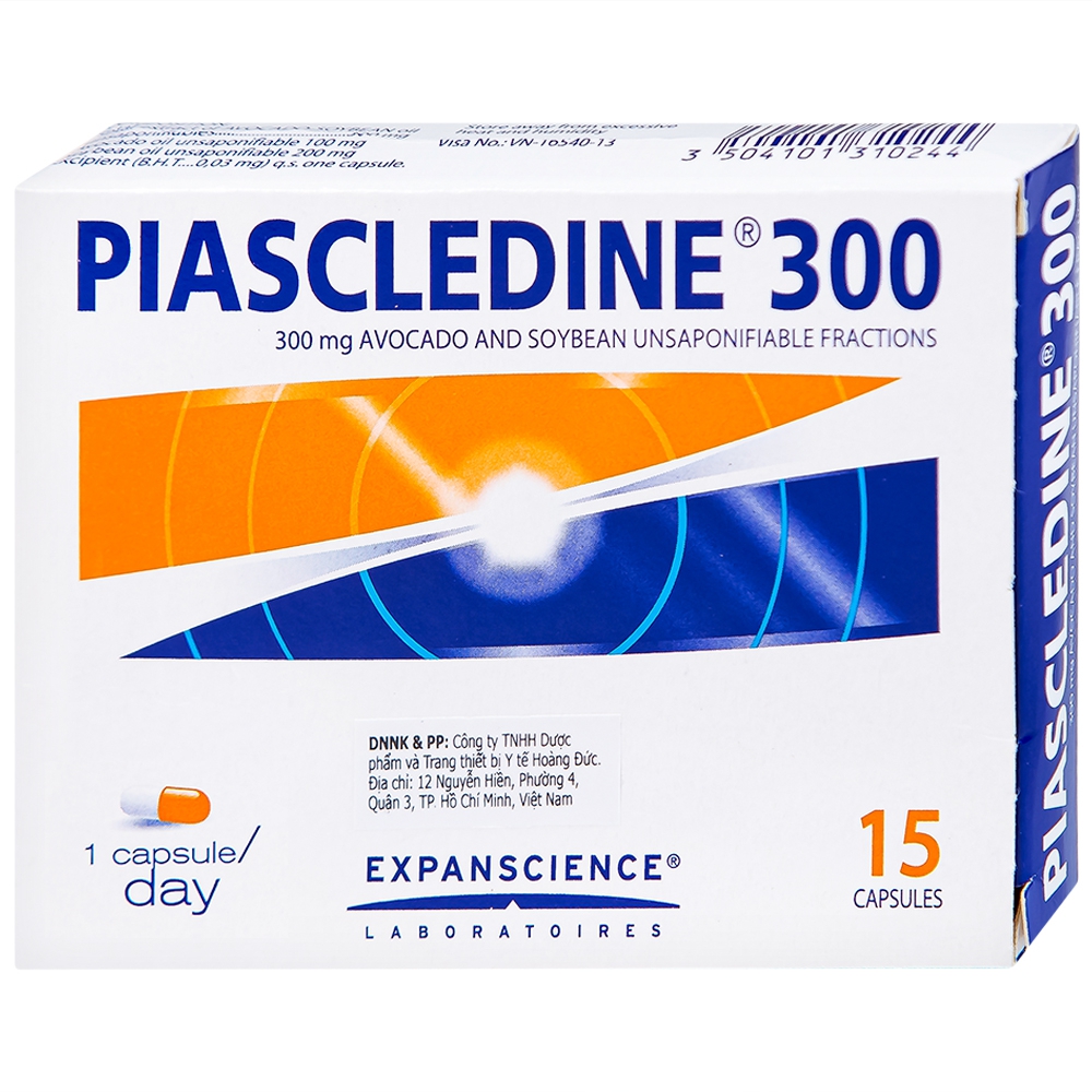 Thuốc Piascledine 300mg Hyphens điều trị viêm xương khớp hông (15 viên)