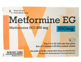 Metformin EG 500mg - Hộp 50v - Pyme