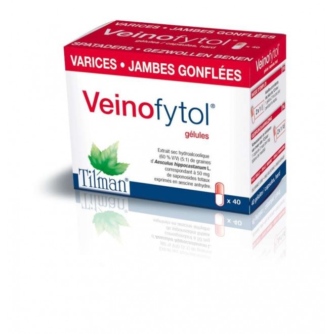 Veinofytol – Viên Nang Cứng Aescin 50Mg - Hộp 40 Viên
