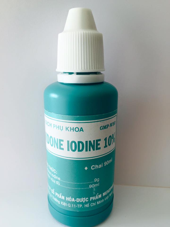Povidone Iodine 10% - Dung Dịch Phụ Khoa
