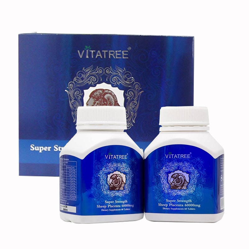 Nhau Thai Cừu Vitatree Super Strength Sheep Placenta 60000Mg