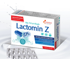 N-Biotech - Bào tử lợi khuẩn LactominZ hộp 6 vỉ x 10 viên