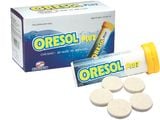 Viên sủi bù nước và điện giải Oresol Pluz hộp 10 tuýp 10 viên