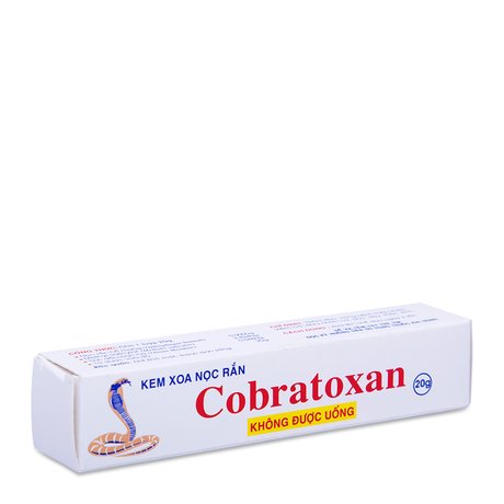 KEM XOA NỌC RẮN GIÚP CHỐNG VIÊM VÀ GIẢM ĐAU COBRATOXAN (TUÝP 20G)