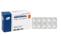Medrol 4mg  (3 vỉ x 10 viên)