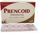 Prencoid (Prednisolon 5mg)  Hộp 10 vỉ x 10 viên