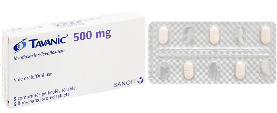 Tavanic 500mg (1 vỉ x 5 viên)