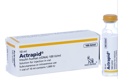 Dung dịch tiêm Actrapid 100IU/ml (1 lọ x 10ml)