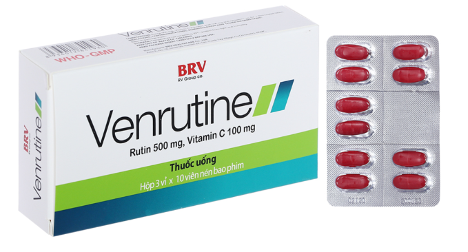 Venrutine (3 vỉ x 10 viên)