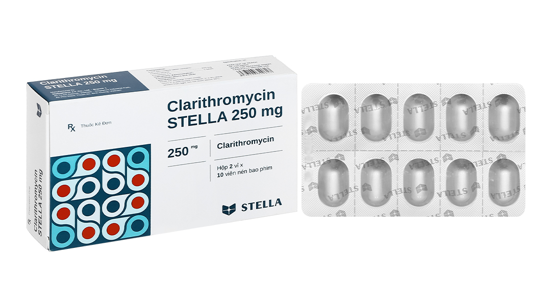 Clarithromycin 250mg Stada - Hop 20v