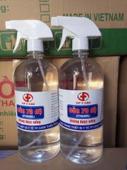 Cồn 70 độ - XỊT Chai 500ml TP CARE