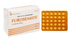 Furosemide Mekophar 40mg trị tăng huyết áp, tăng canxi huyết, trị phù (10 vỉ x 30 viên)