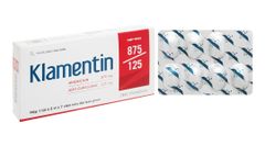Klamentin 875/125 trị nhiễm khuẩn (2 vỉ x 7 viên)