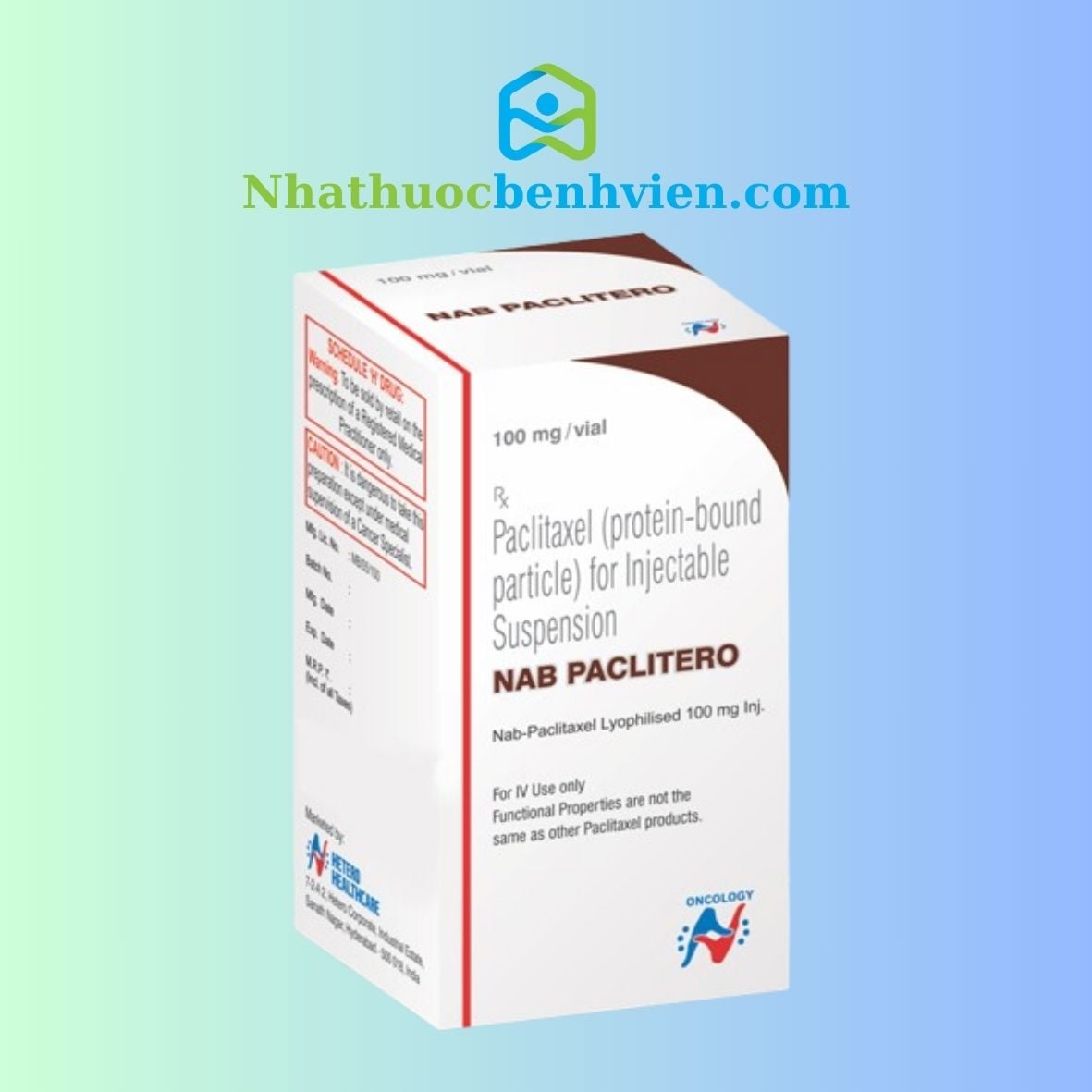 Nab Paclitero Paclitaxel 100mg Inj
