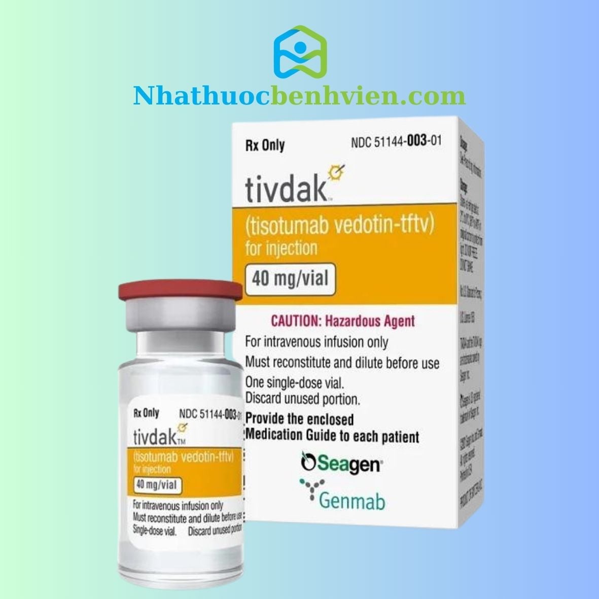 Tivdak ( tisotumab vedotin-tftv inj 40mg ) - Thuốc điều trị ung thư