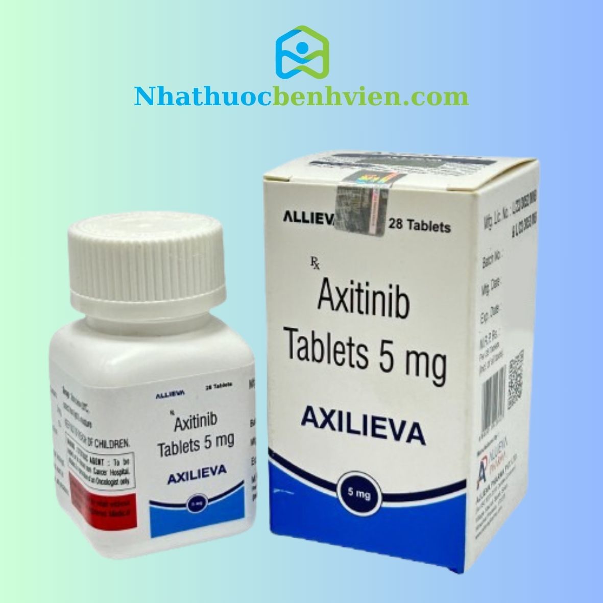 Thuốc Axilieva Axitinib 5mg - Điều trị ung thư Thận