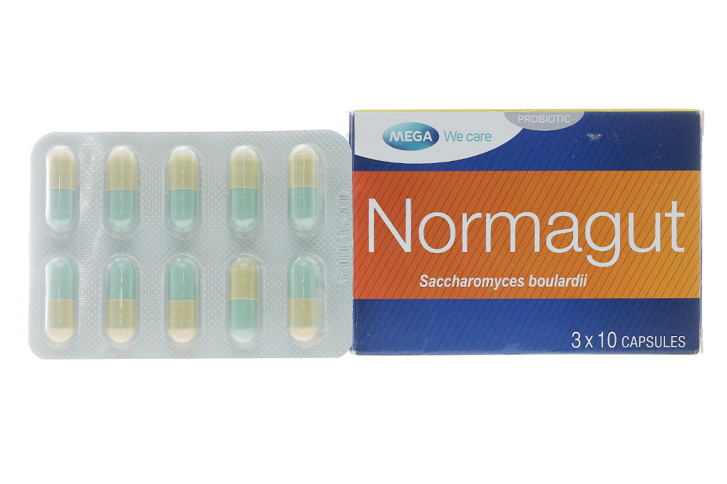 Normagut bổ sung vi sinh, phòng và trị tiêu chảy (3 vỉ x 10 viên)