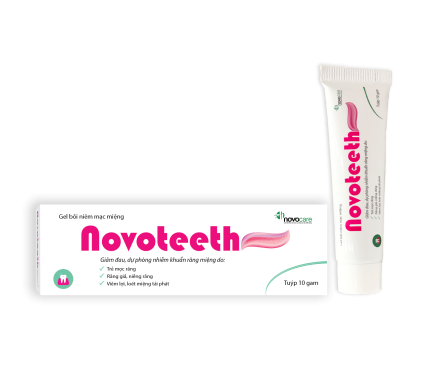 Gel bôi niêm mạc miệng Novoteeth hộp 1 tuýp 10g