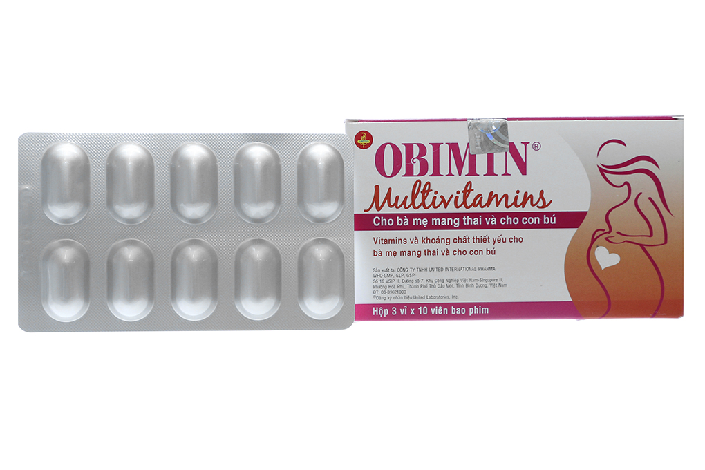 Thuốc Obimin Multivitamins (3 vỉ x 10 viên)