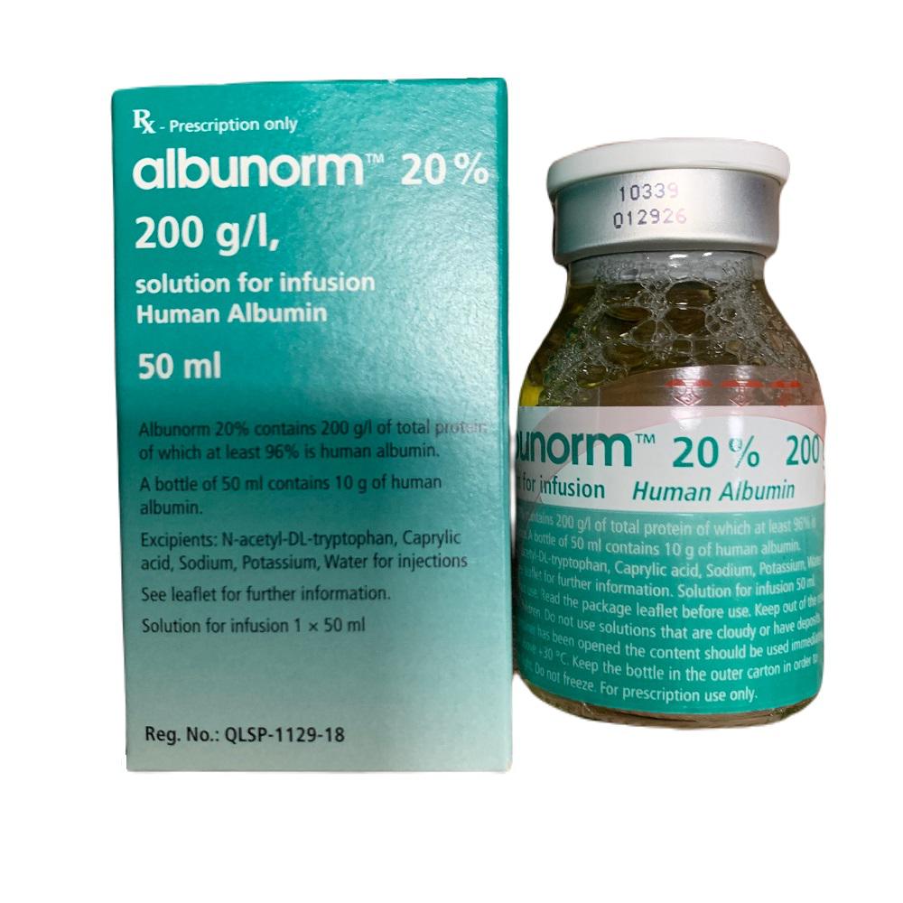 Albunorm 20% 200g/l (Human Albumin)