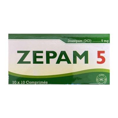 Zepam 5 - Thuốc an thần gây ngủ Diazepam hiệu quả