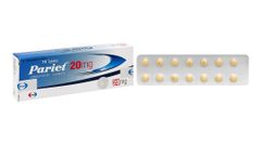Pariet 20mg trị loét dạ dày, trào ngược dạ dày, thực quản (1 vỉ x 14 viên)