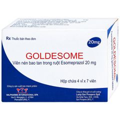 Thuốc Goldesome 20mg Valpharma điều trị bệnh dạ dày (4vỉ x 7viên)