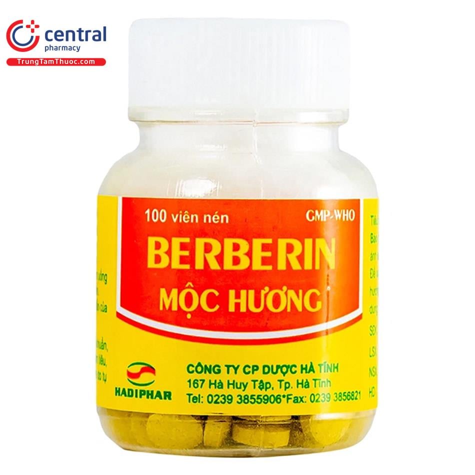 BERBERIN MỘC HƯƠNG (LỌ 100 VIÊN)