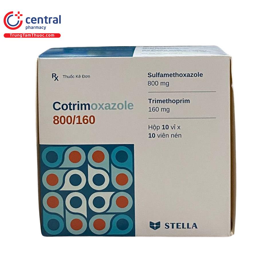 Thuốc Cotrimoxazole 800/160 điều trị nhiễm khuẩn