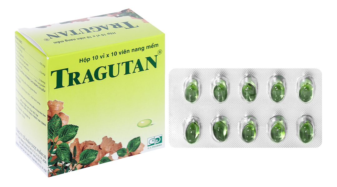 TRAGUTAN (Gừng, Húng chanh, Eucalyptol)