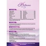 Viên nội tiết tố nữ Hetana Beaty bổ sung Glutahtione và Collagen - Điều hòa kinh nguyệt, chống lão hóa