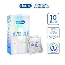 Durex invisible ( hộp 10 cái )