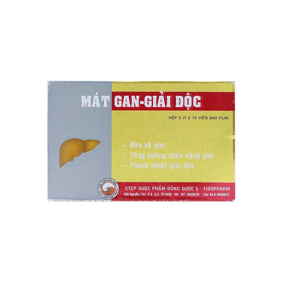 Viên Uống Mát Gan – Giải Độc Fidopharm 45 Viên