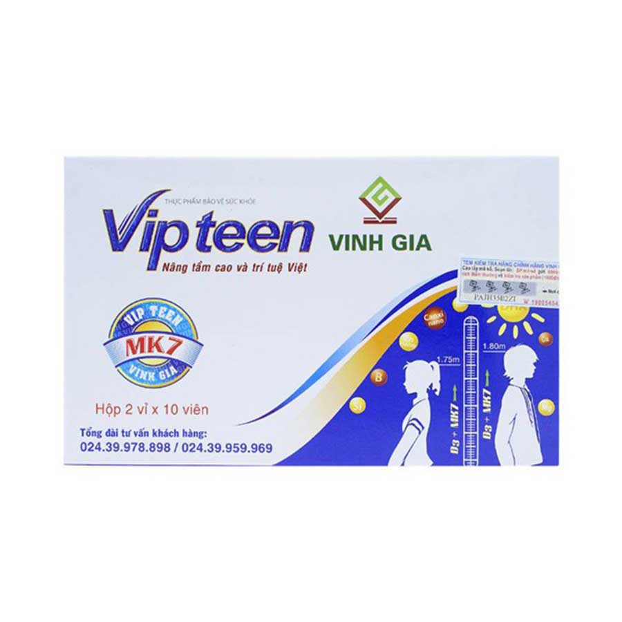 Vipteen Vinh Gia – Phòng Và Hỗ Trợ Điều Trị Còi Xương