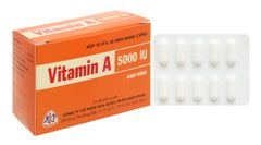 Vitamin A 5000IU phòng và trị các triệu chứng thiếu vitamin A (10 vỉ x 10 viên)