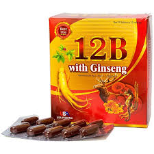 Vitamin 12B With Ginseng Usa