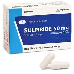 Sulpiride 50mg: Thuốc kê đơn điều trị tâm thần phân liệt