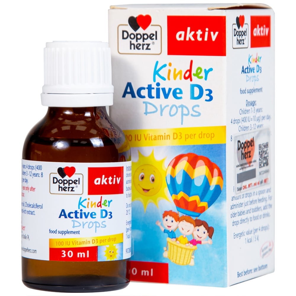 Thực phẩm bảo vệ sức khỏe Kinder Active D3 Drops
