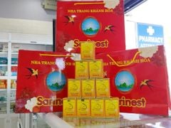 Combo 10 hộp nước yến sào nguyên chất Sarinest Nha Trang Khánh Hòa chất lượng thượng hạng - Vị không đường, đường phèn, đông tùng 38%