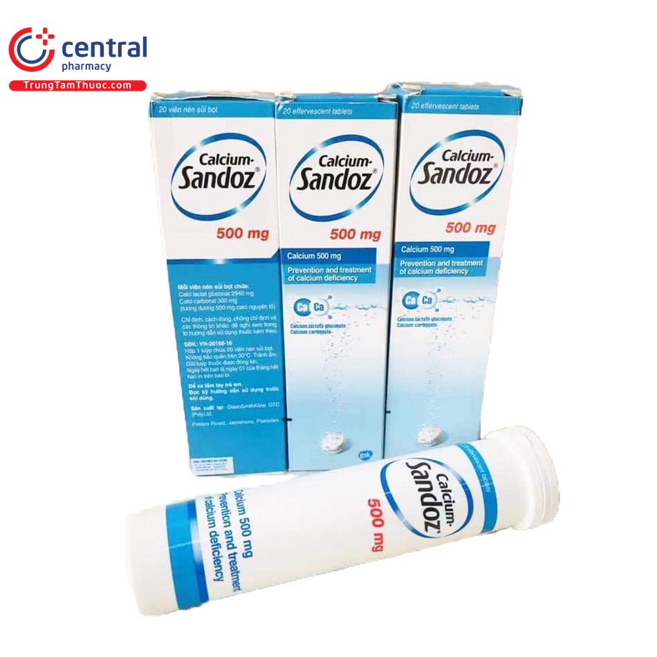 Calcium Sandoz 500mg (Tube 20v)