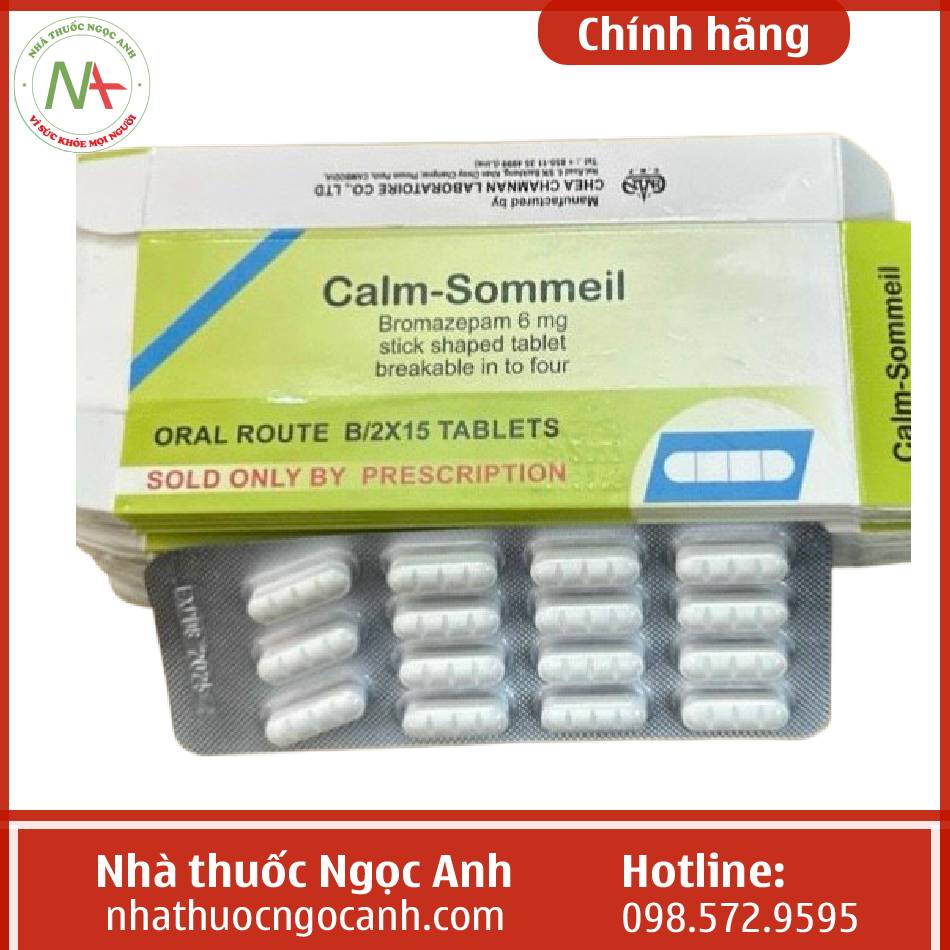 Calm-sommeil( Bromazepam 6mg)