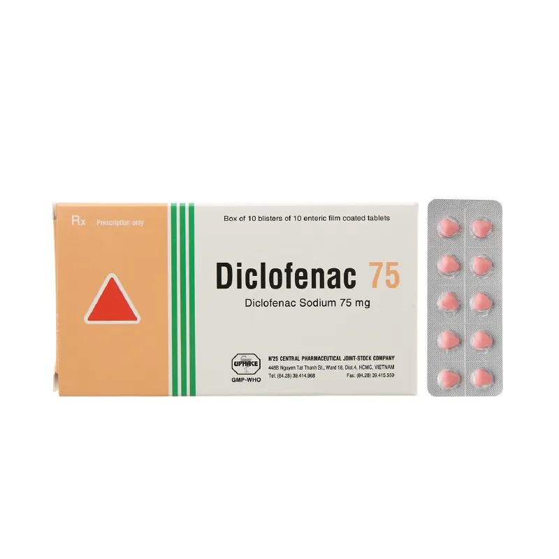 Diclofenac 75mg h100v