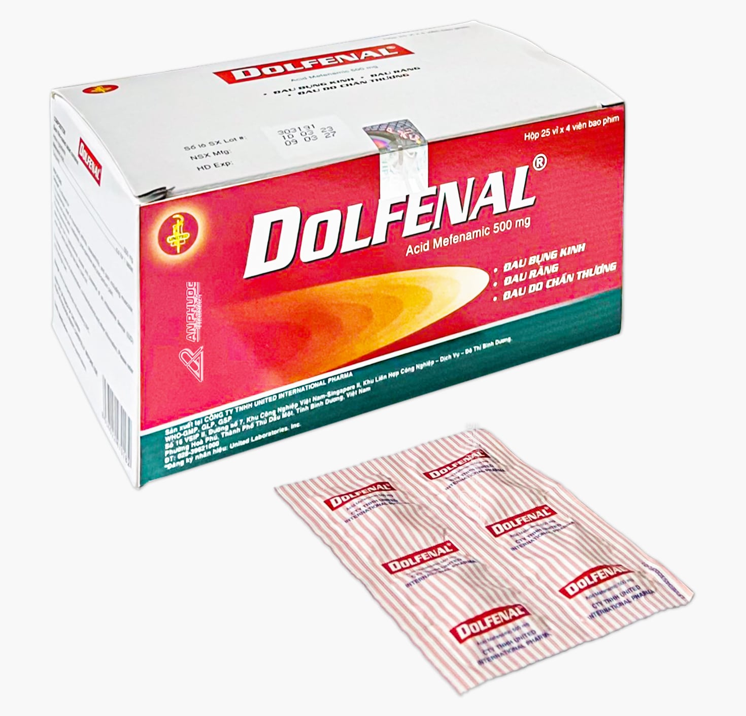 dolfenal (Acid Mefenamic 500mg)