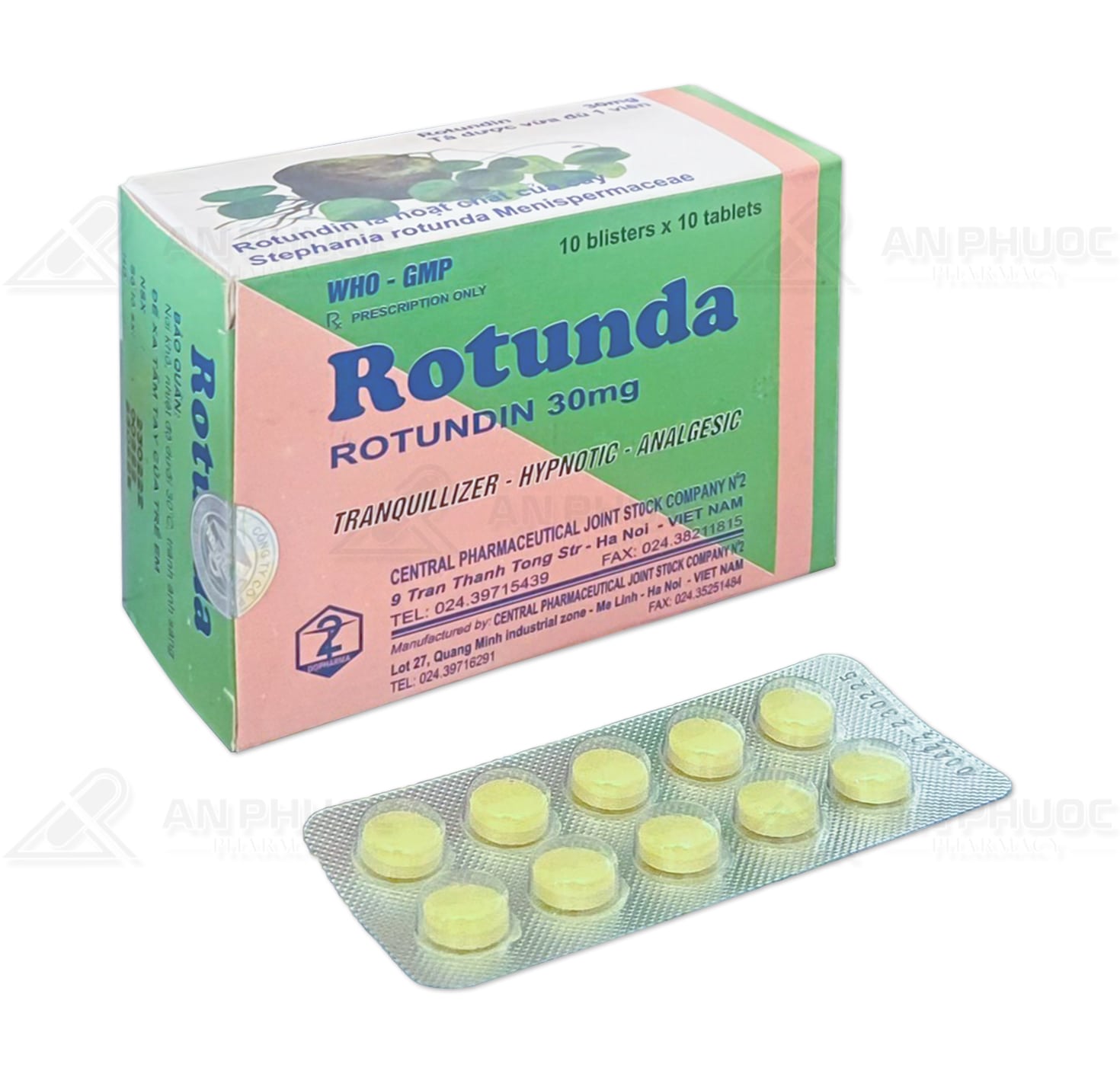 Rotunda 30mg TW2 (H/10*10 viên)