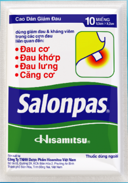 Salonpas hộp 10 miếng x 24 bao