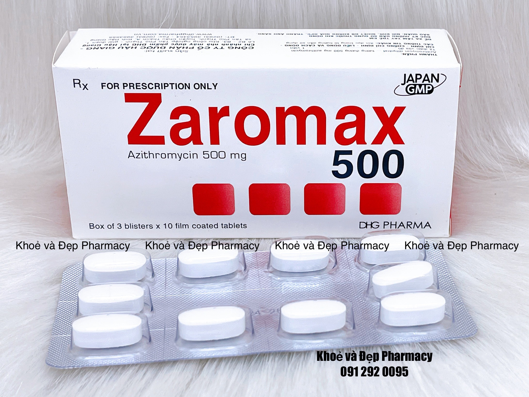 zaromax 500mg (Azithromycin 500) h30v