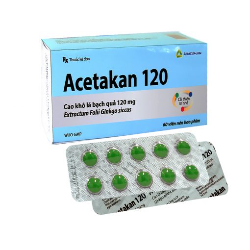 Acetakan 120 - Hộp 60 viên nén - Agimexpharm