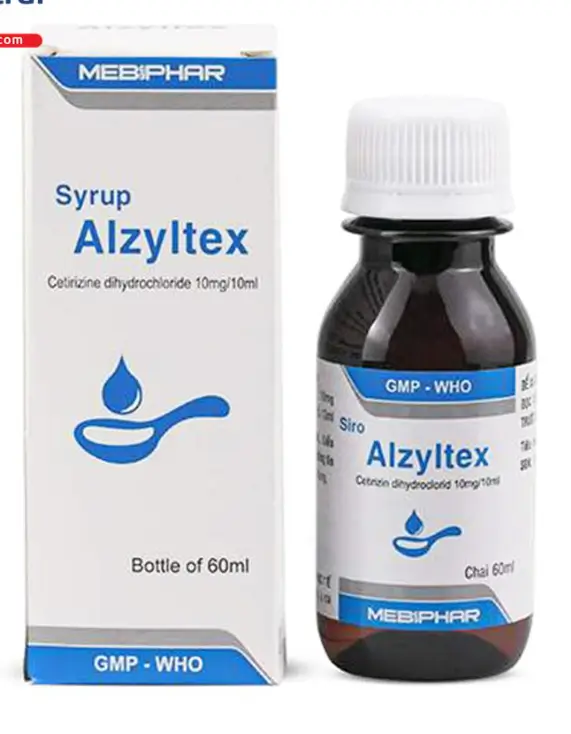 Alzyltex 120ml điều trị triệu chứng của các bệnh dị ứng