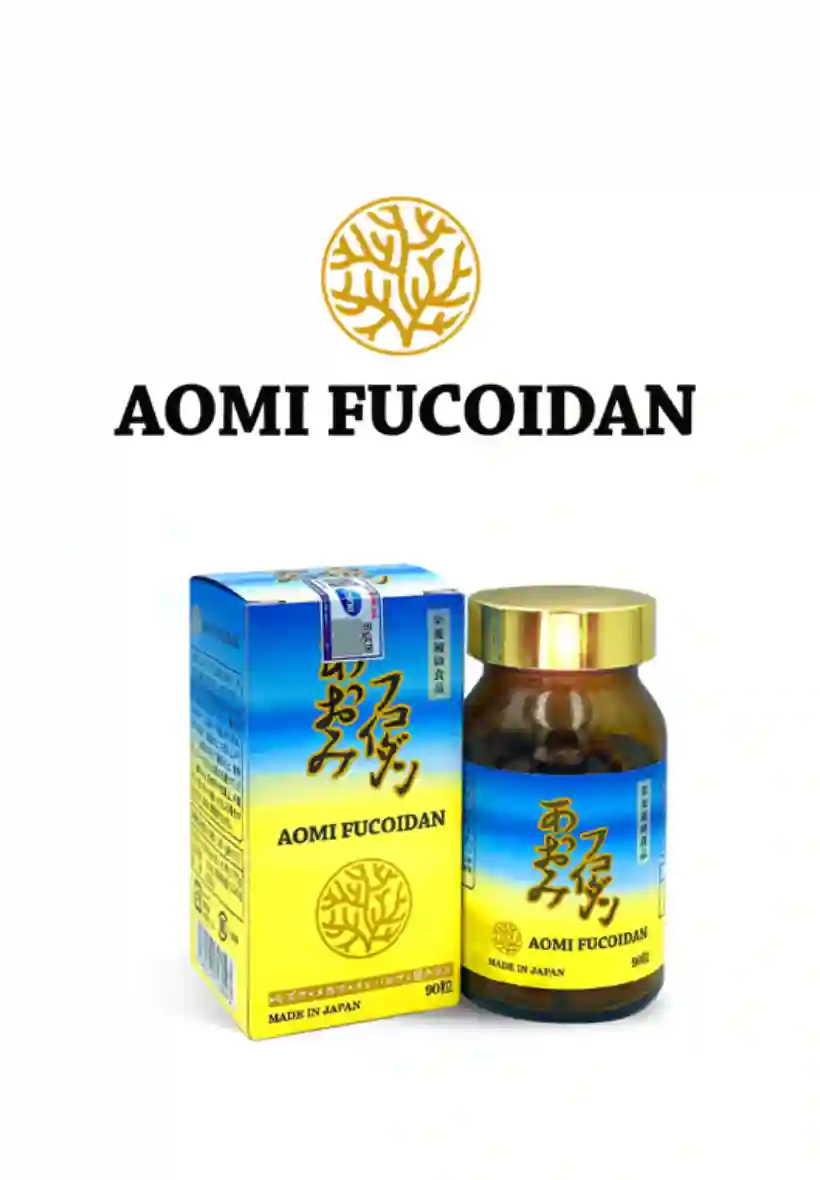 Aomi Fucoidan - hỗ trợ tăng cường sức đề kháng - Nhập khẩu nguyên hộp từ Nhật Bản