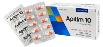 Apitim Amlodipin 10mg Dhg (H/30v) (viên nang cứng)